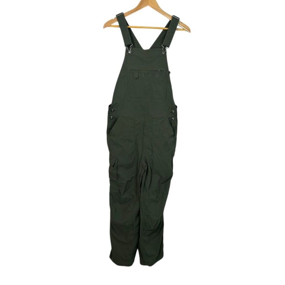 Duluth Trading Co Heirloom Gardening Bib Overalls Women’s M X 30 Olive Green